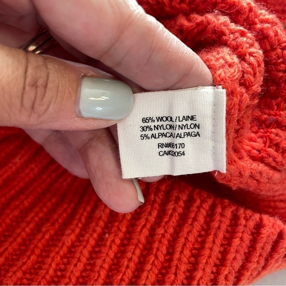 Anthropologie Guinevere Purl Wise Alpaca Wool Blend Balloon Sleeve Sweater Sz SM - Picture 8 of 9